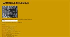 Desktop Screenshot of harmoniousthelonious.com